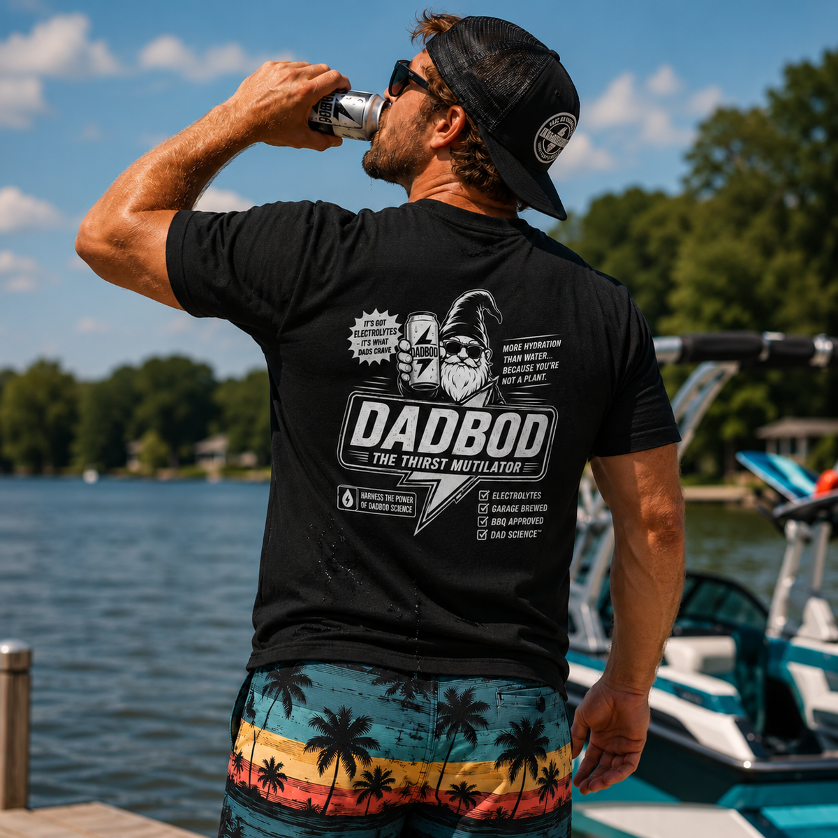 DadBod Thirst Mutilator – Bodrick T-Shirt