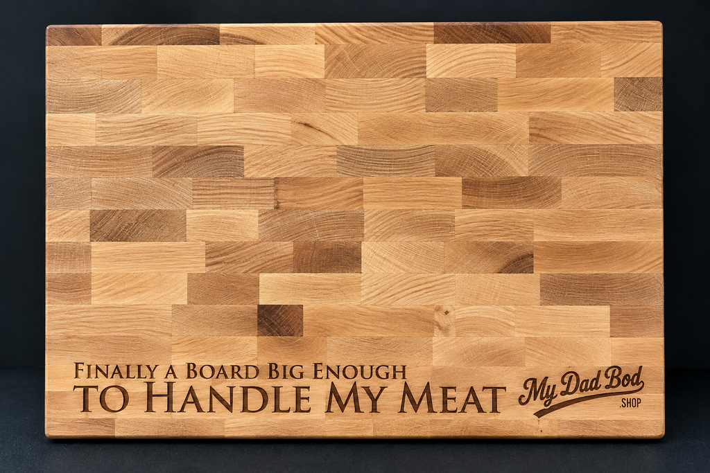 Handle My Meat – Engraved Maple Cutting Board