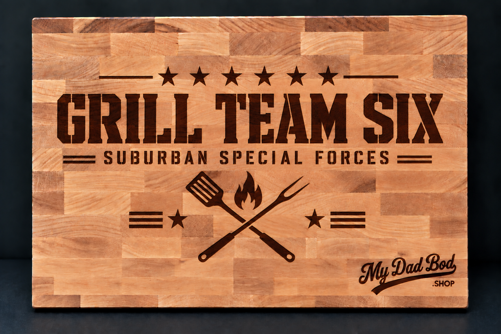 Grill Team Six – Engraved Maple Cutting Board