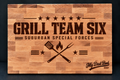 Grill Team Six – Engraved Maple Cutting Board