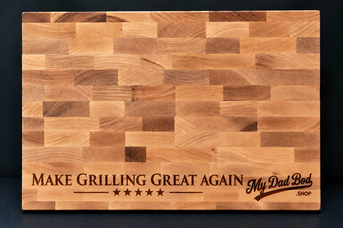 Make Grilling Great Again – Engraved Maple Cutting Board