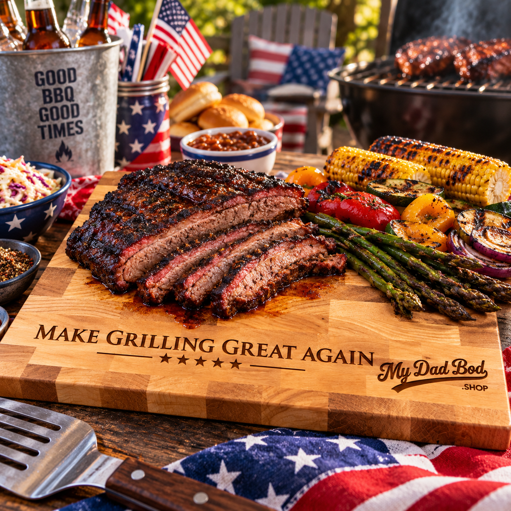 Make Grilling Great Again – Engraved Maple Cutting Board