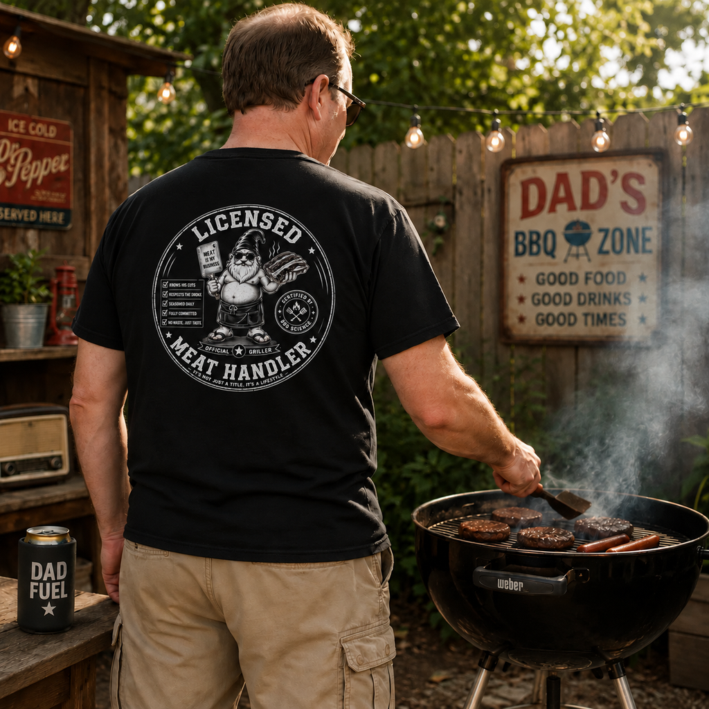 Licensed Meat Handler – Bodrick BBQ T-Shirt
