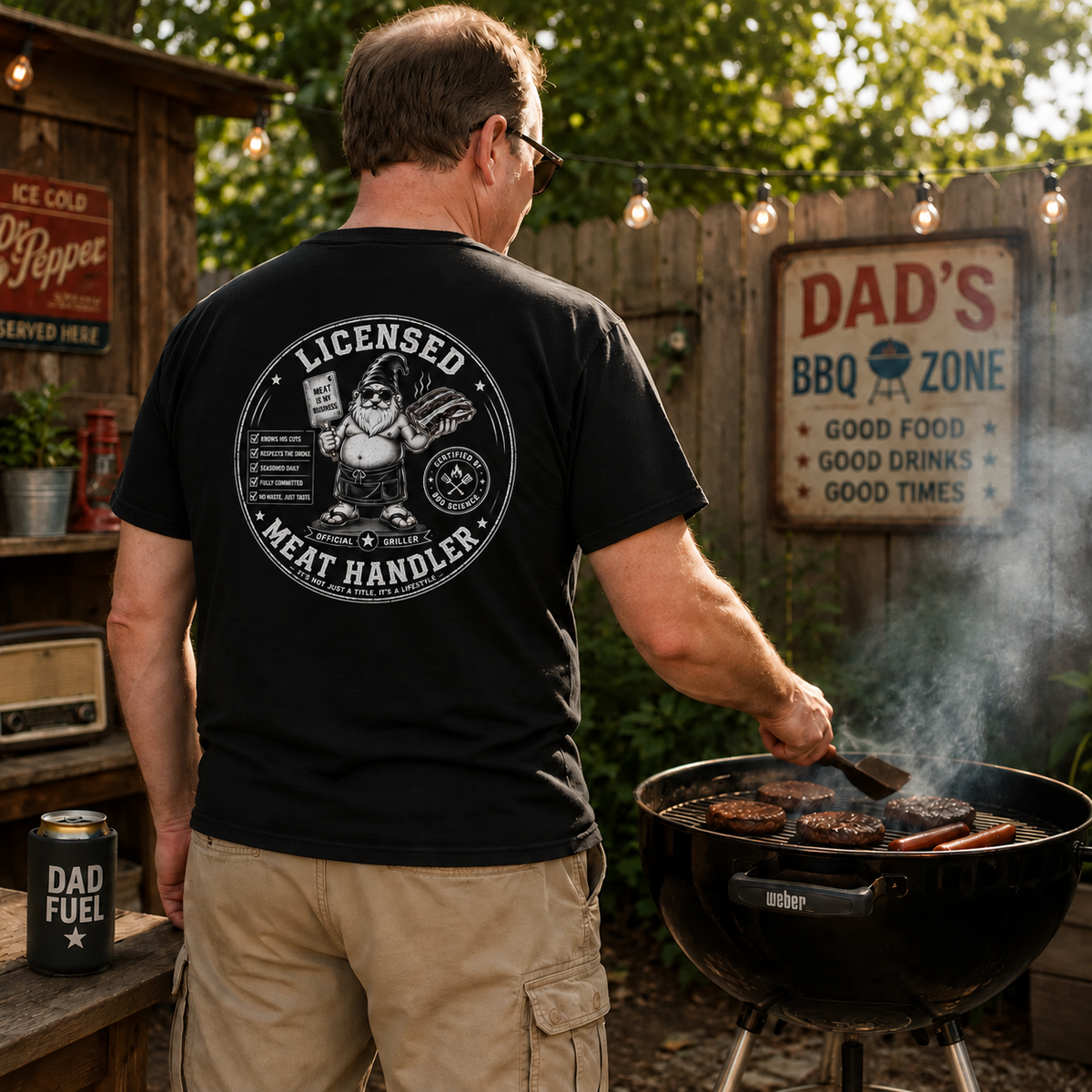 Licensed Meat Handler – Bodrick BBQ T-Shirt