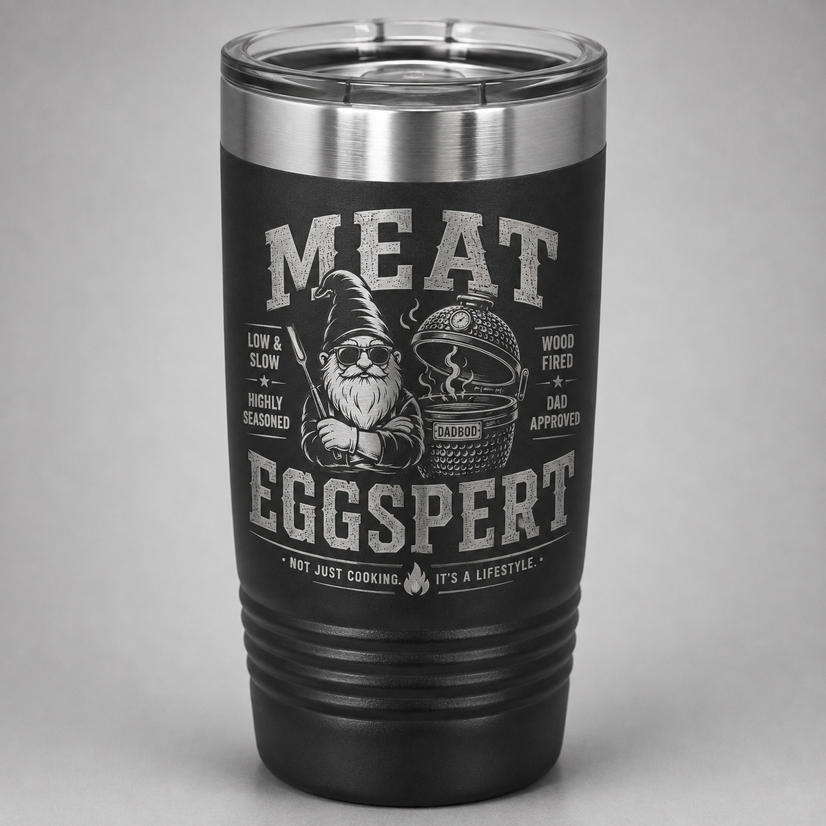 Meat Eggspert – Engraved BBQ Tumbler