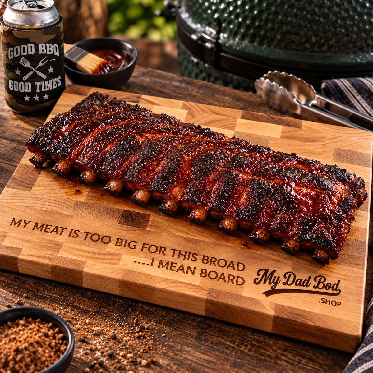 My Meat Is Too Big for This Board – Engraved Maple Cutting Board