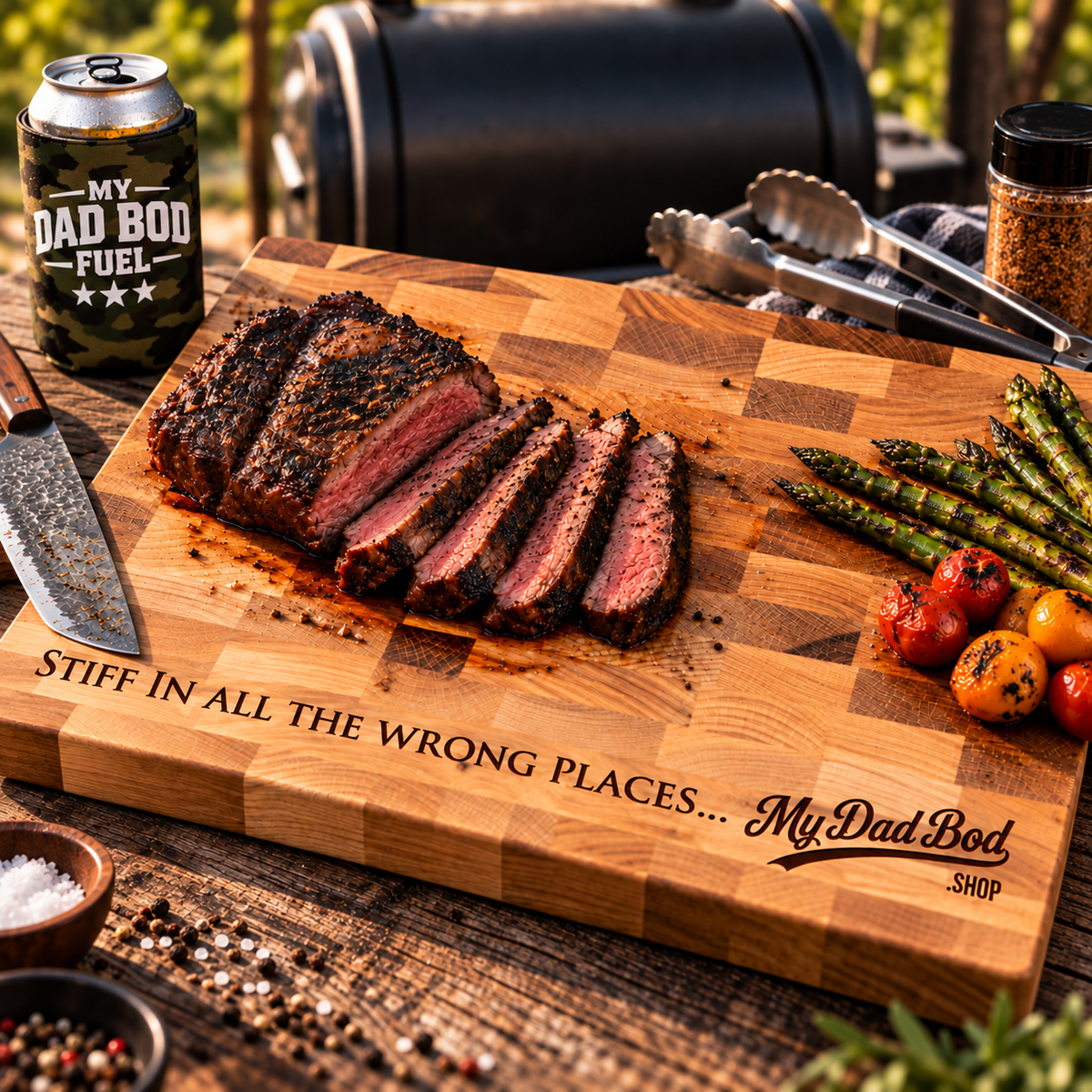 Stiff in All the Wrong Places – Engraved Maple Cutting Board