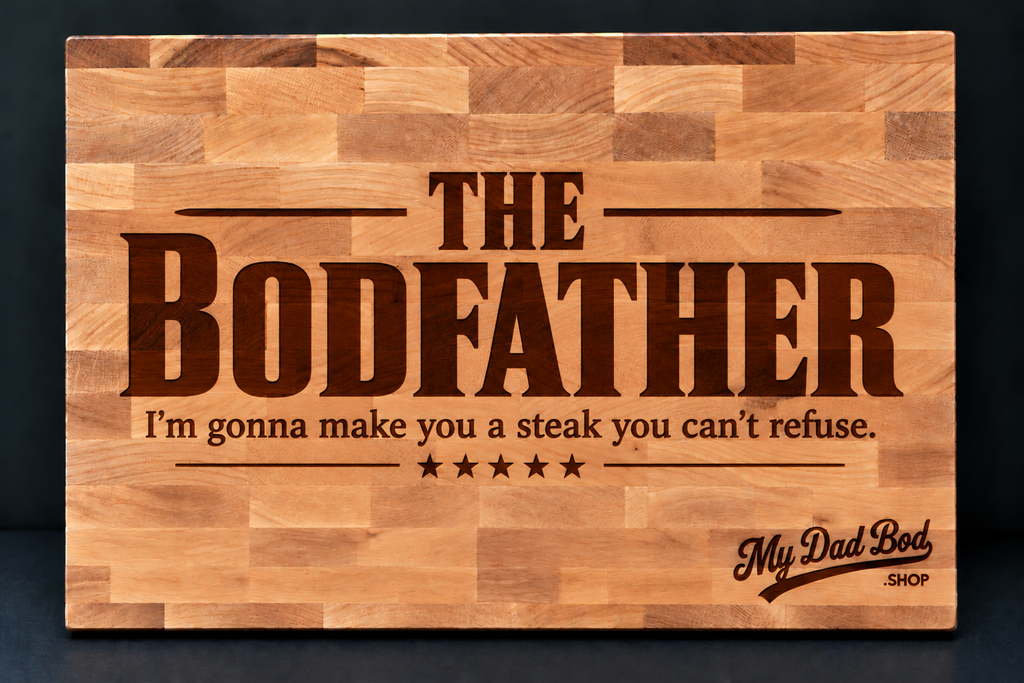 The Bodfather – Engraved Maple Cutting Board | Steak You Can’t Refuse
