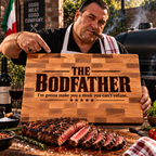 The Bodfather – Engraved Maple Cutting Board | Steak You Can’t Refuse