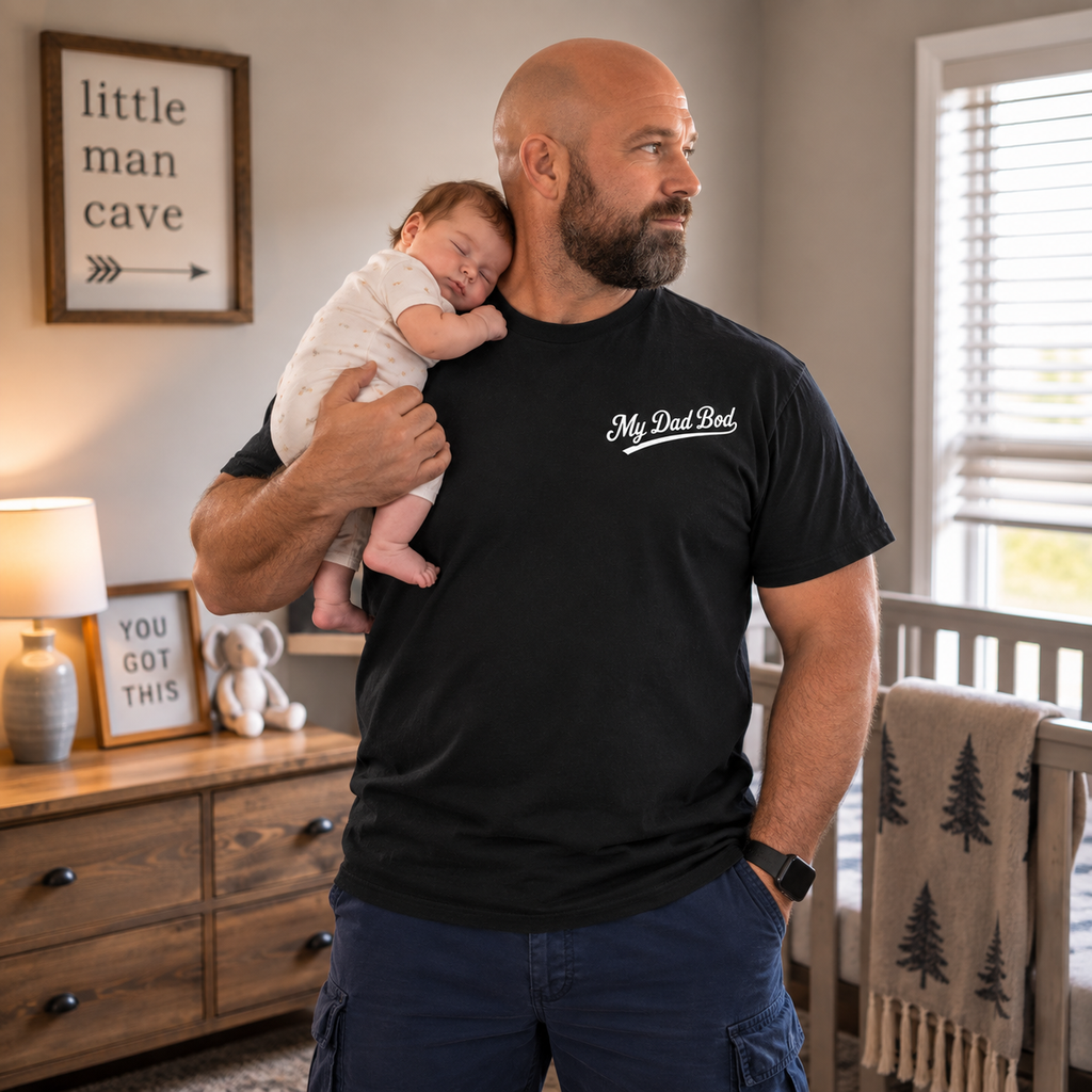 Dad Bod in Training – Funny New Dad T-Shirt