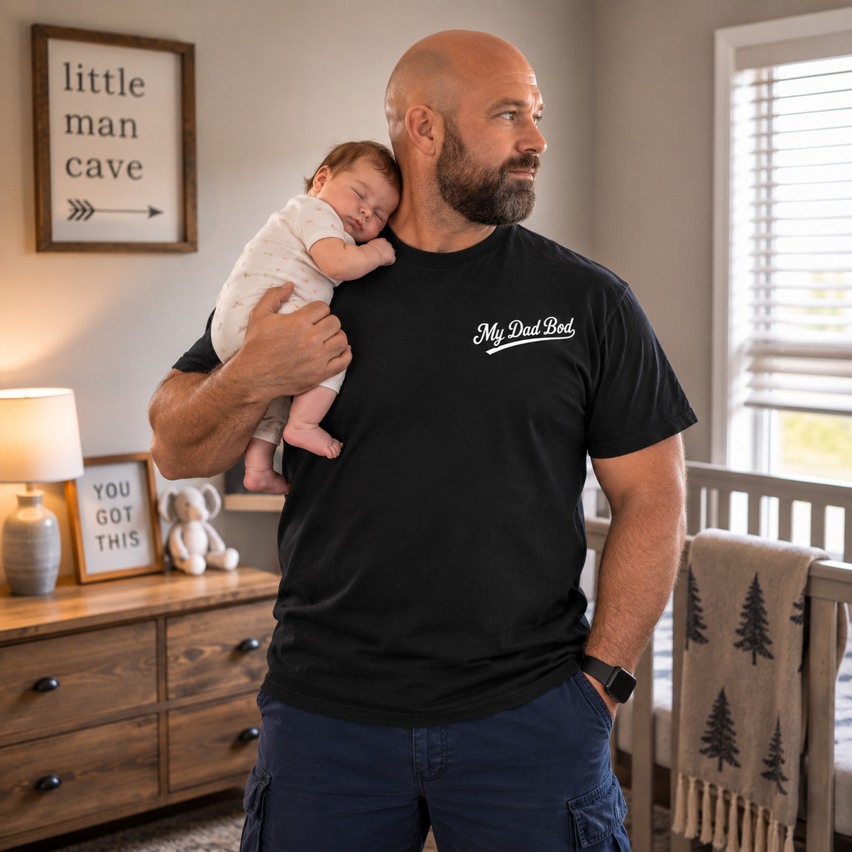 Dad Bod in Training – Funny New Dad T-Shirt